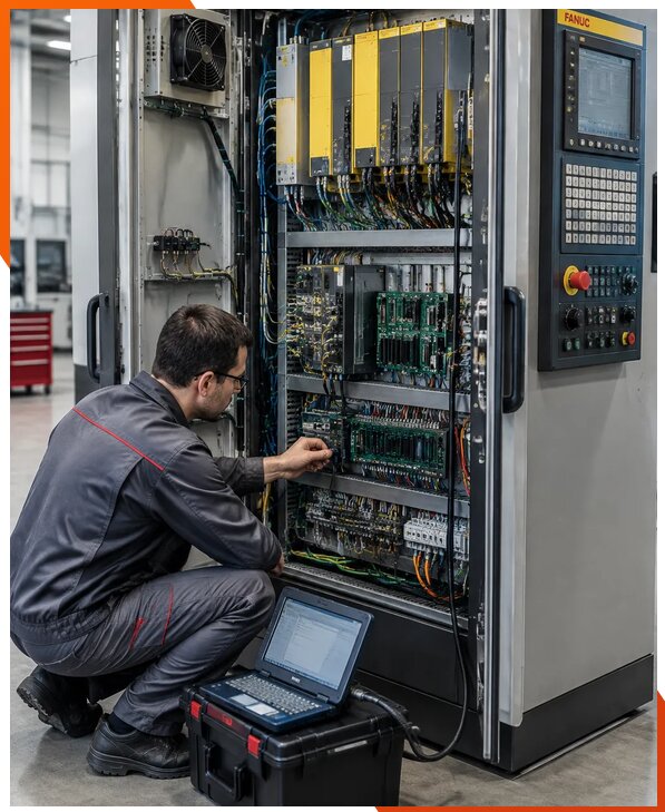 Ремонт систем ЧПУ FANUC промышленных станков в Белой Калитве
