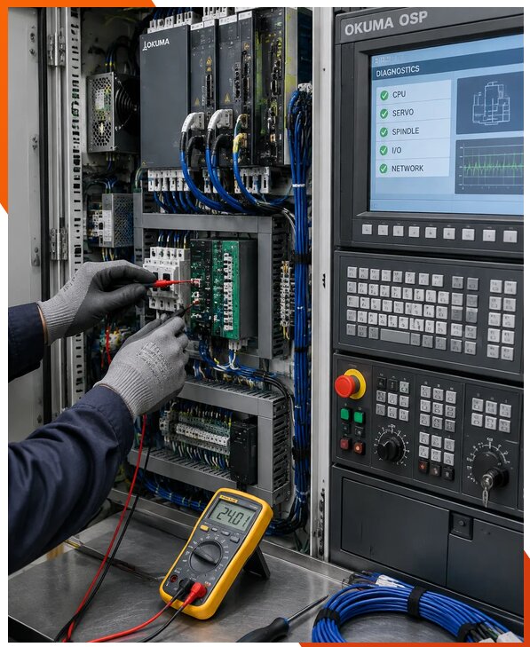 Ремонт систем ЧПУ Okuma OSP в Белой Калитве